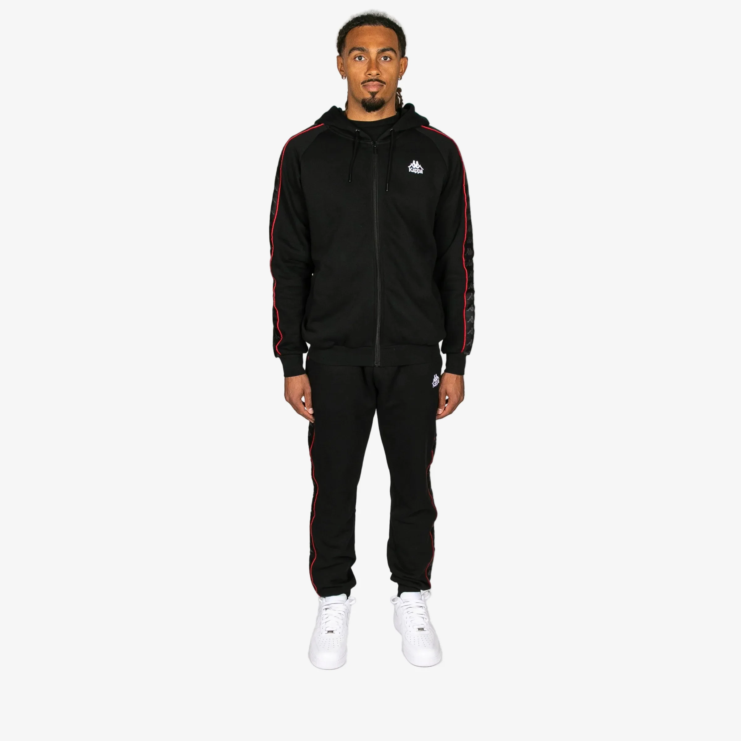 222 Banda Alanz 4 Pants - Black Red Racing White - Image 5