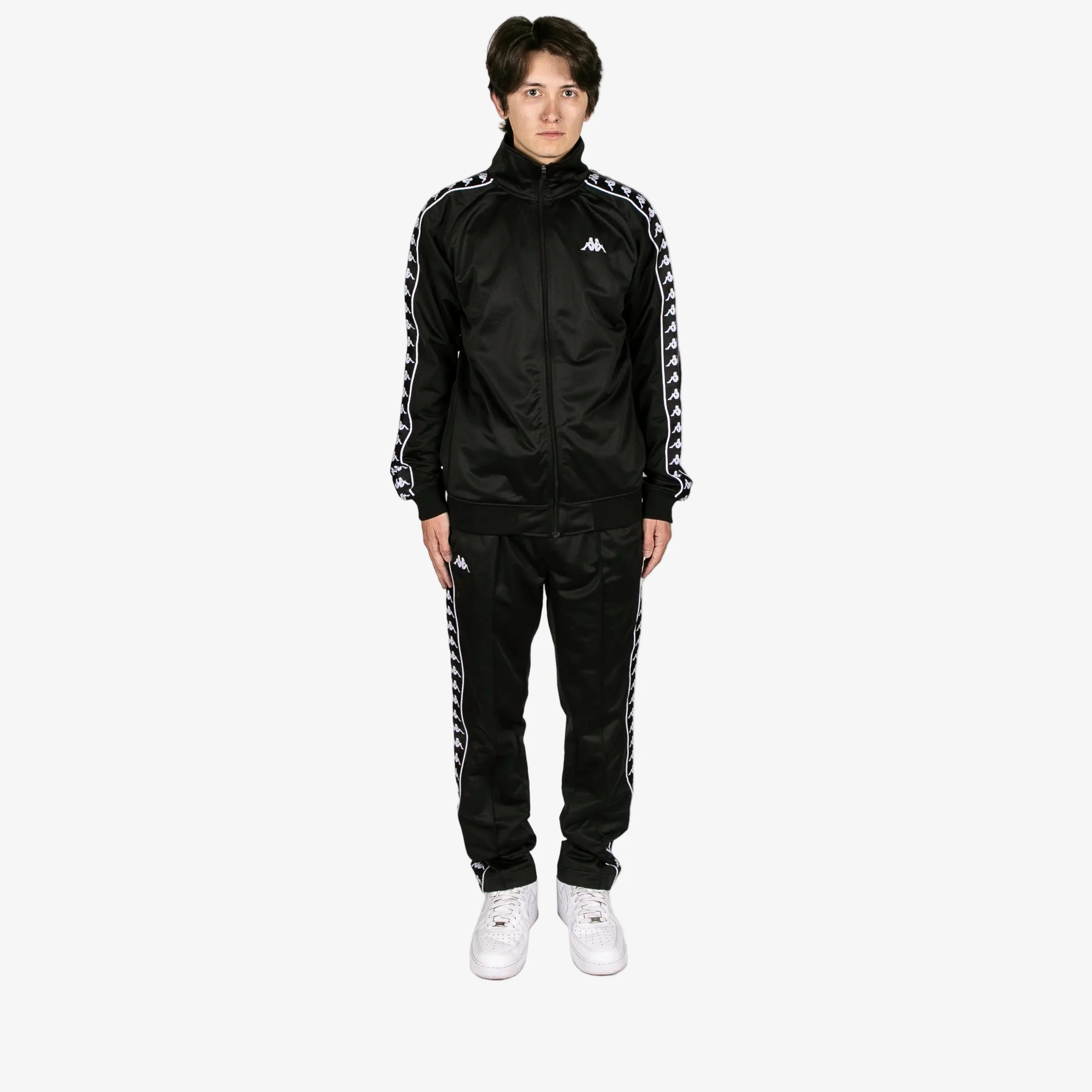 222 Banda Anniston Track Jacket - Black / Black - Image 5