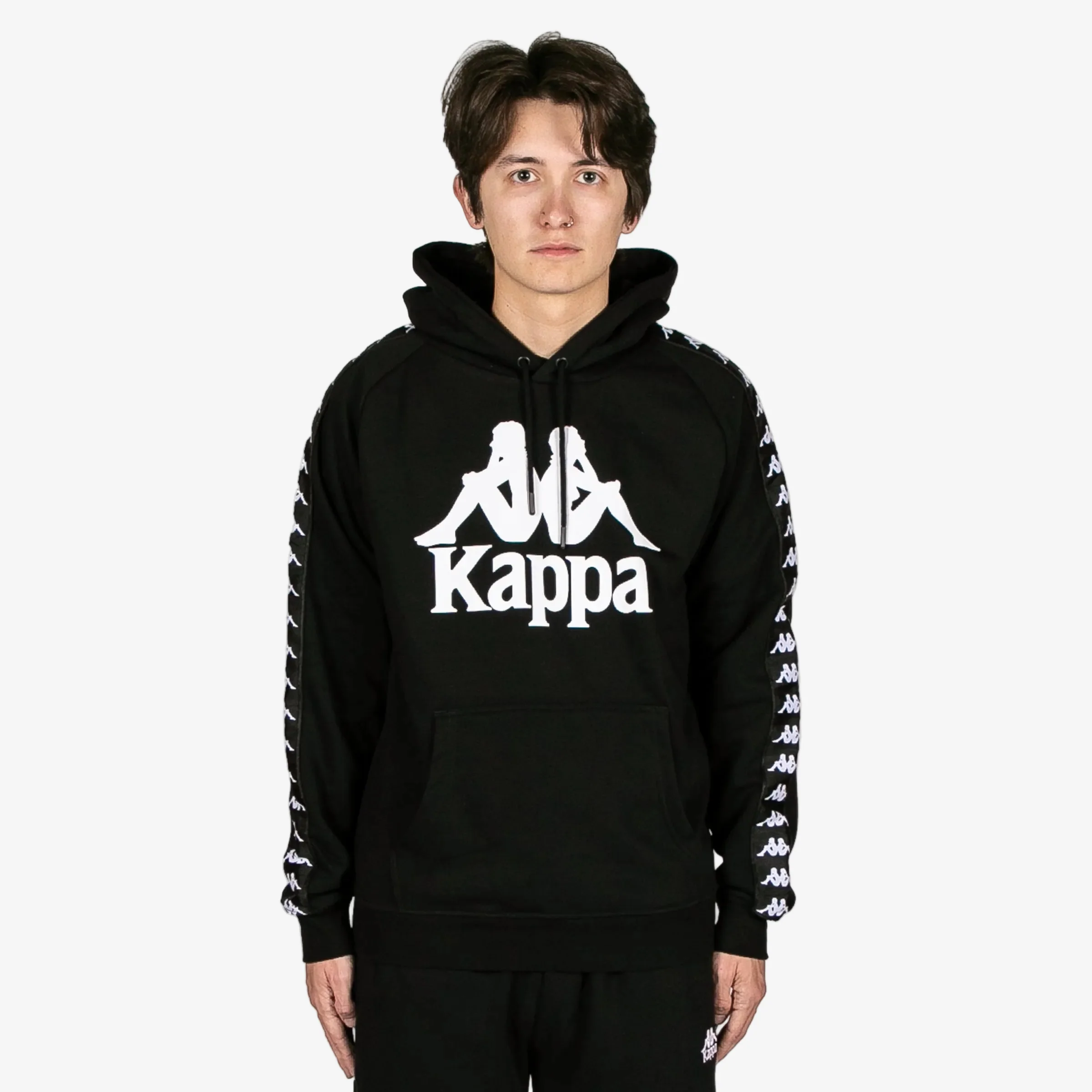 222 Banda Hurtado Hoodie - Black White - Image 5