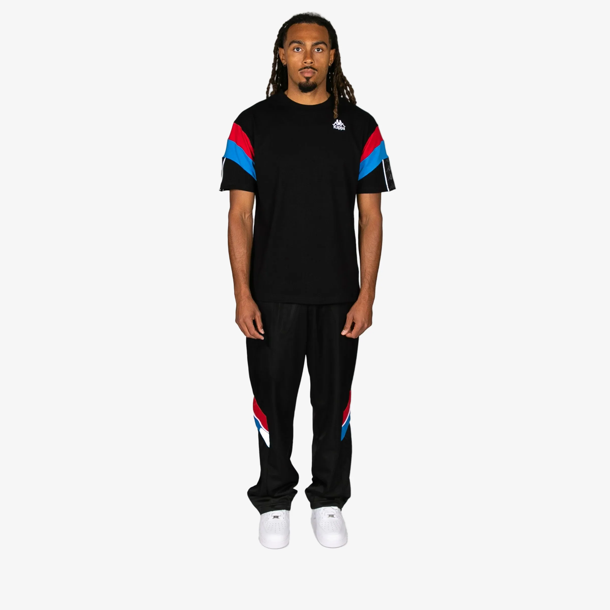 222 Banda Oreste Pants - Black Red Racing Blue Sea - Image 5