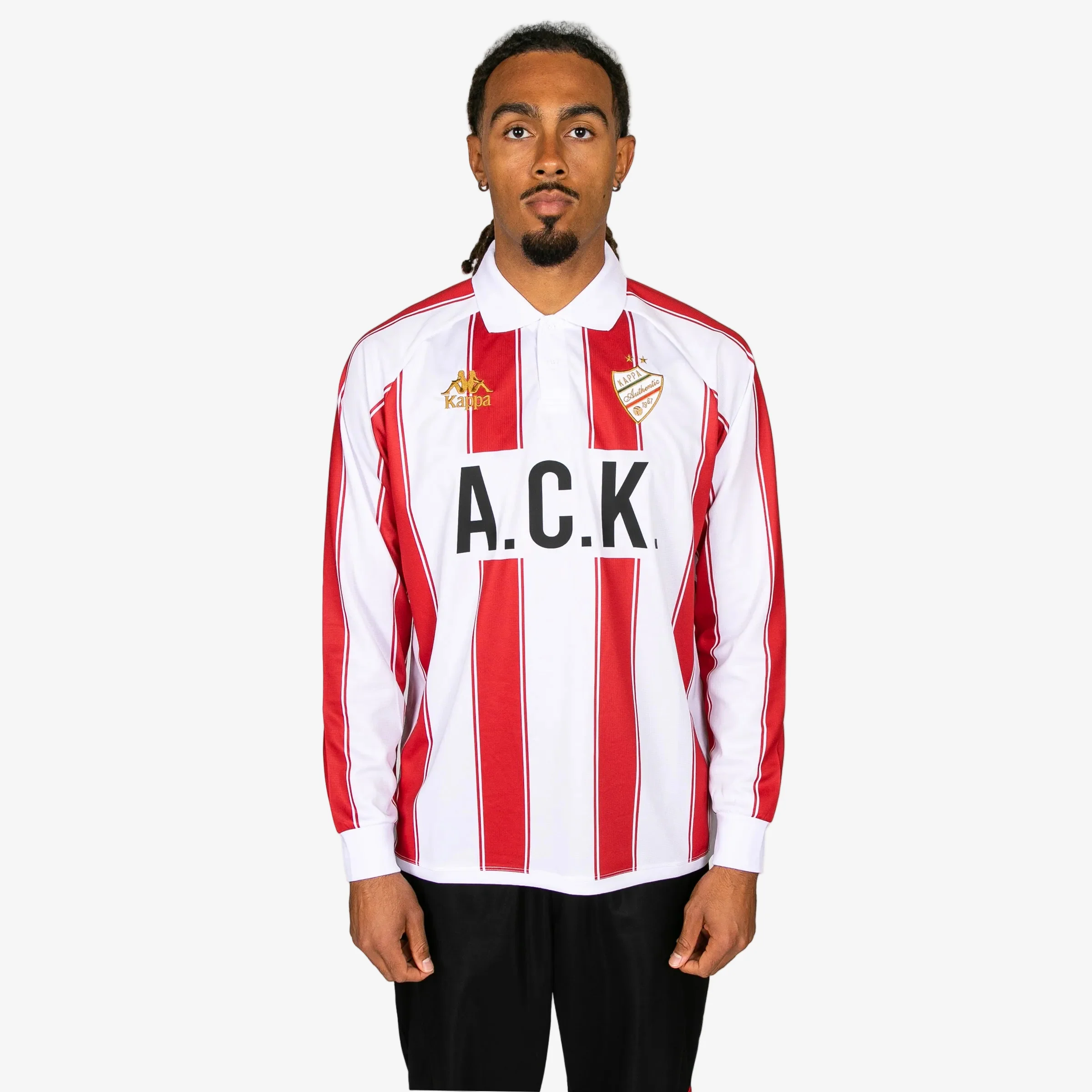 Authentic Oden Long Sleeve Jersey - White Red Racing Black - Image 5