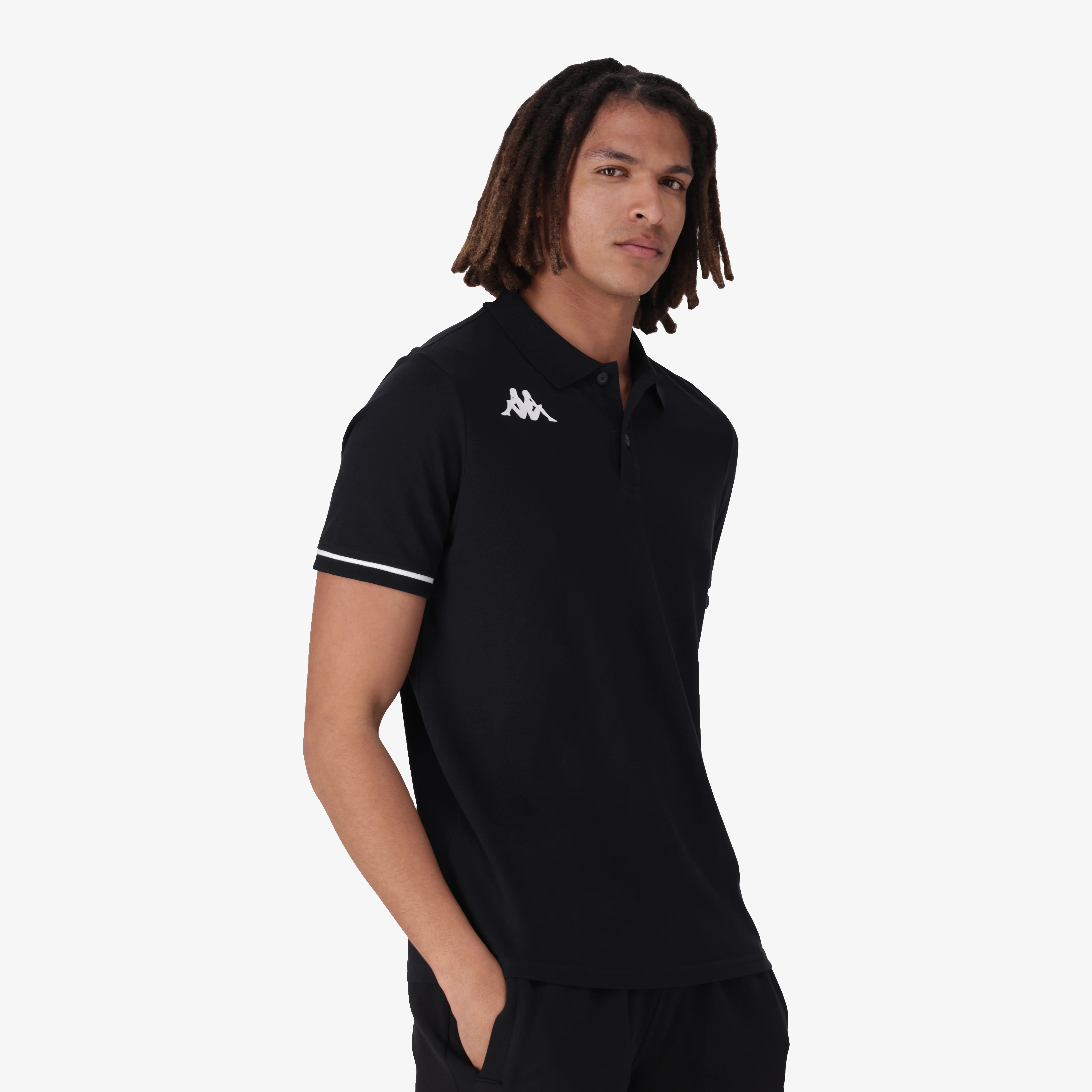 Barli Polo - Black/White - Image 5