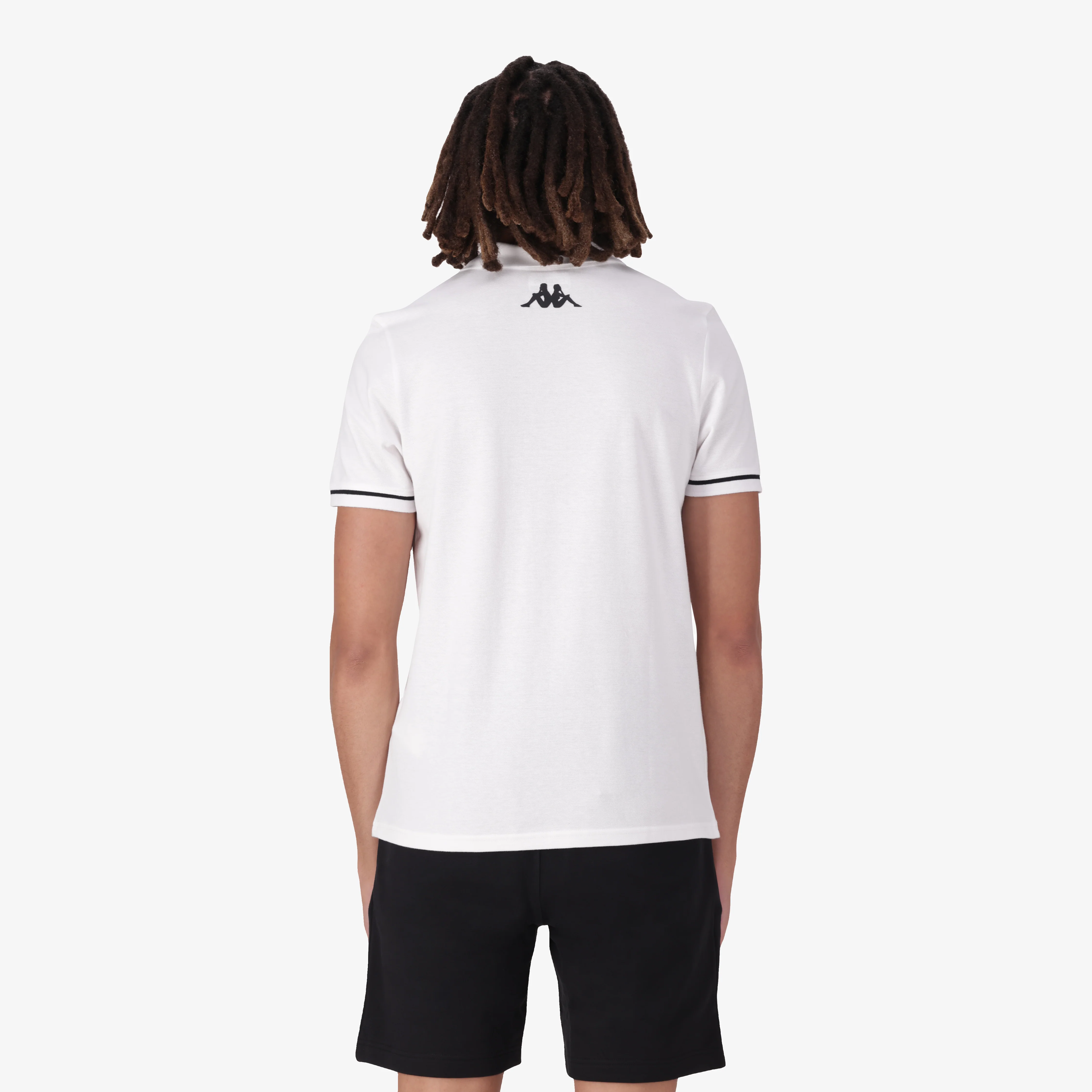 Barli Polo - White/Black - Image 5