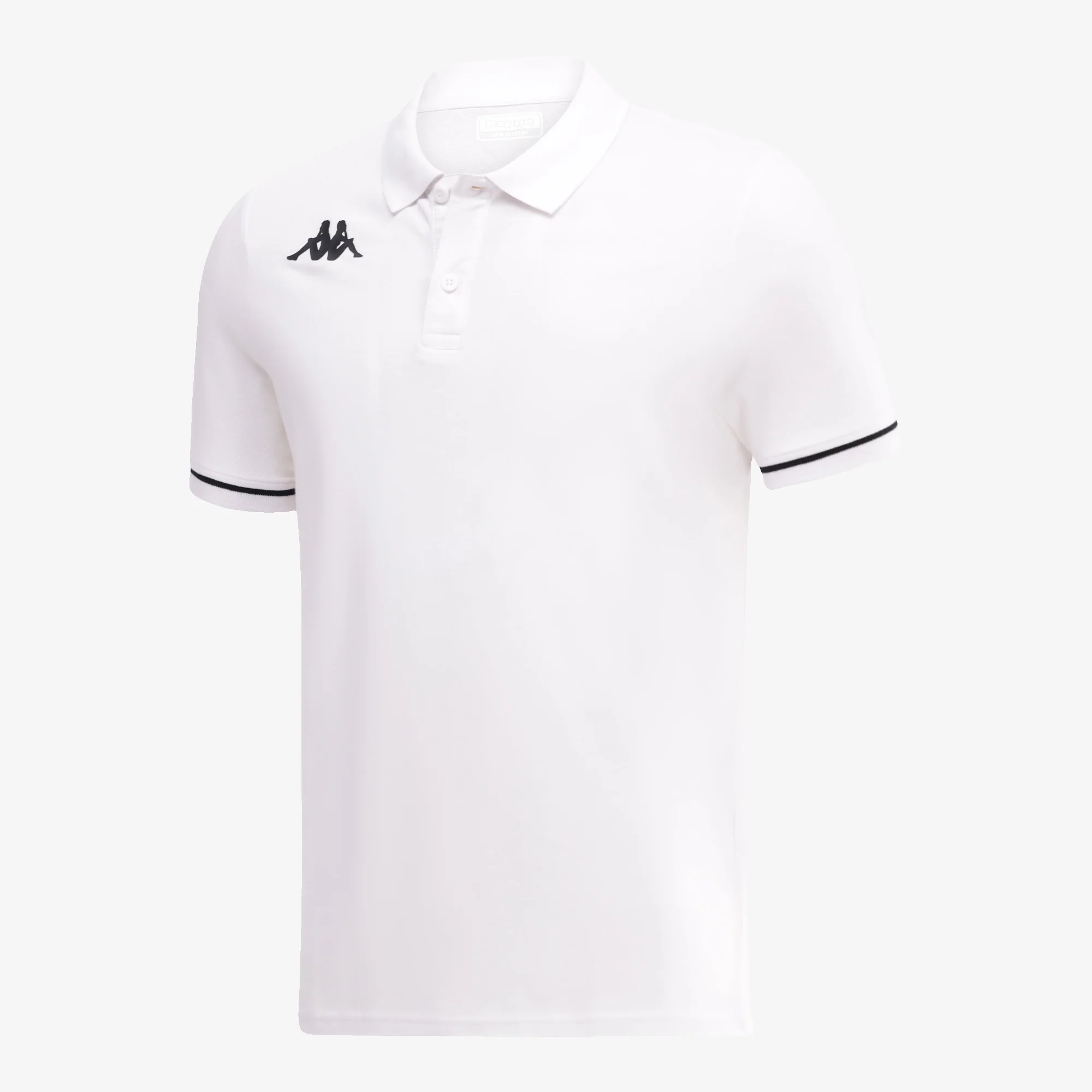Barli Polo - White/Black - Image 6