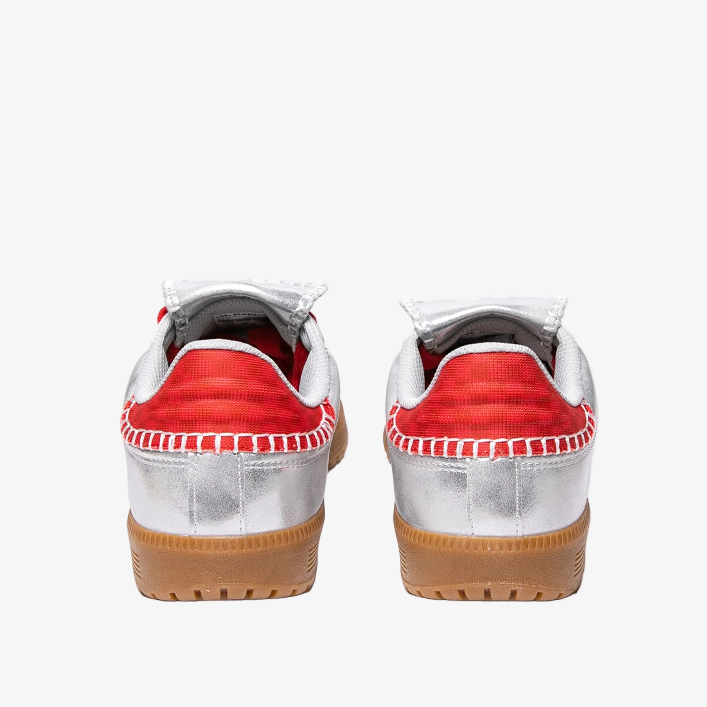 Jules 1 Sneakers - Silver / Coral - Image 3