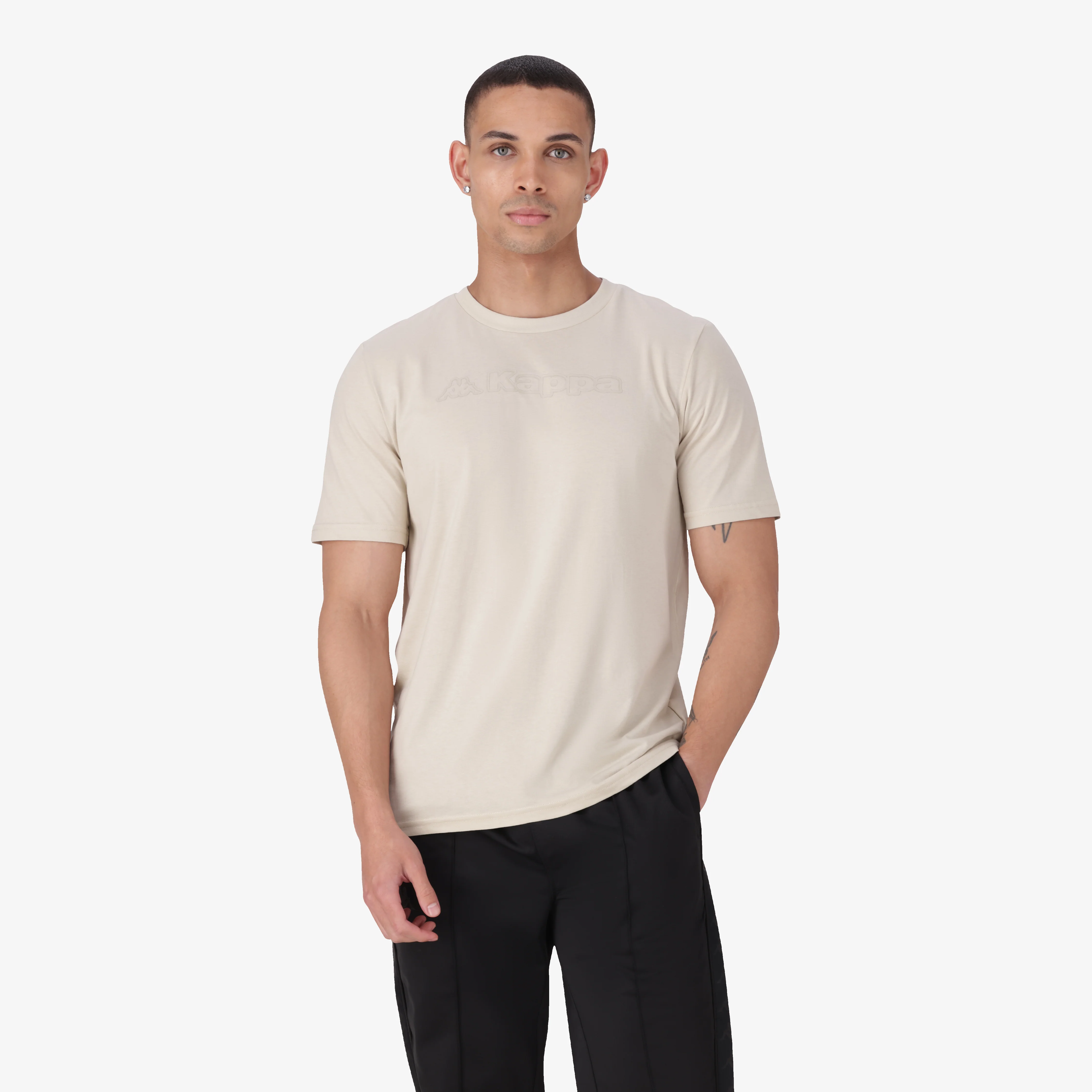 Logo Feddu T-Shirt - Beige Fog - Image 4