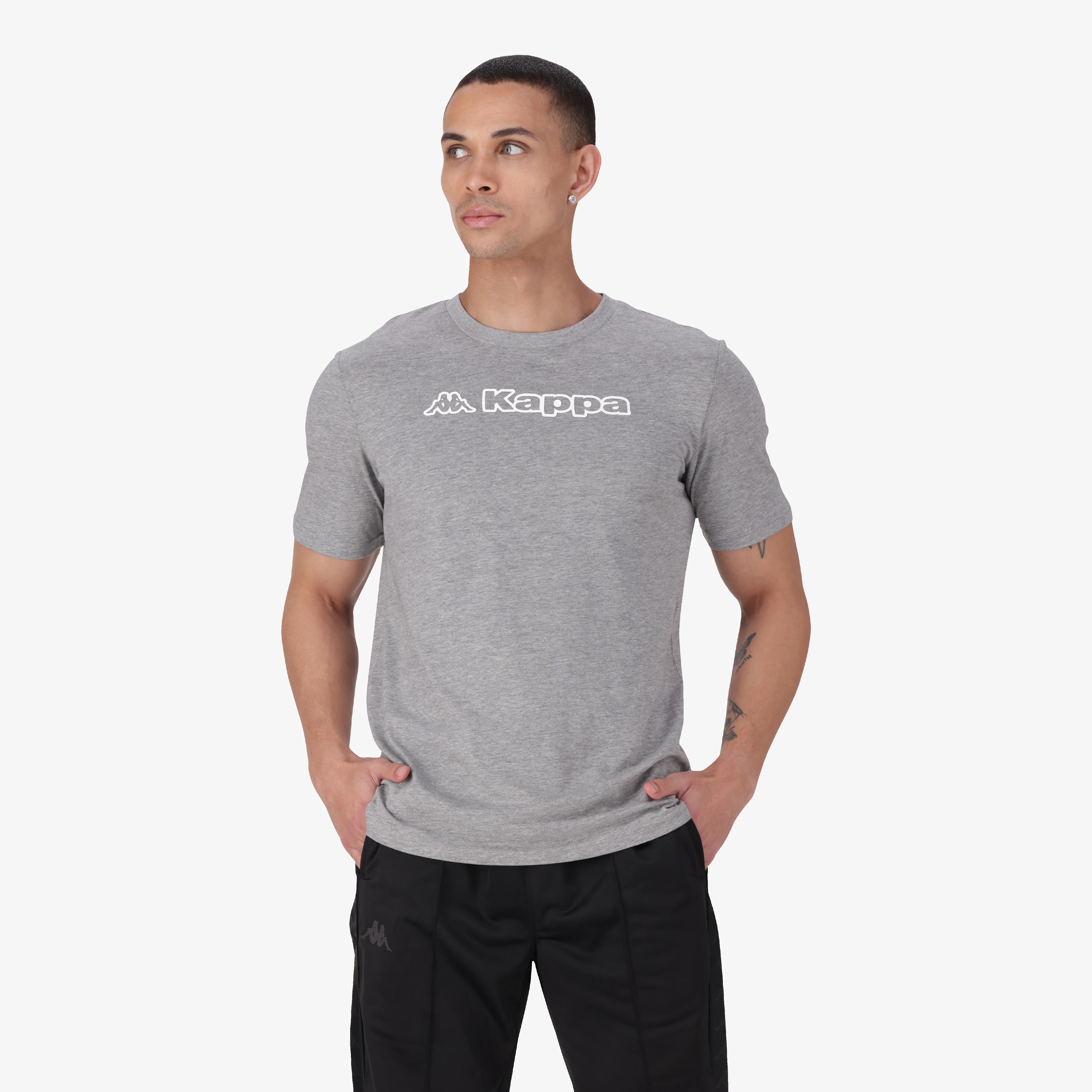 Logo Feddu T-Shirt - Grey Md Mel