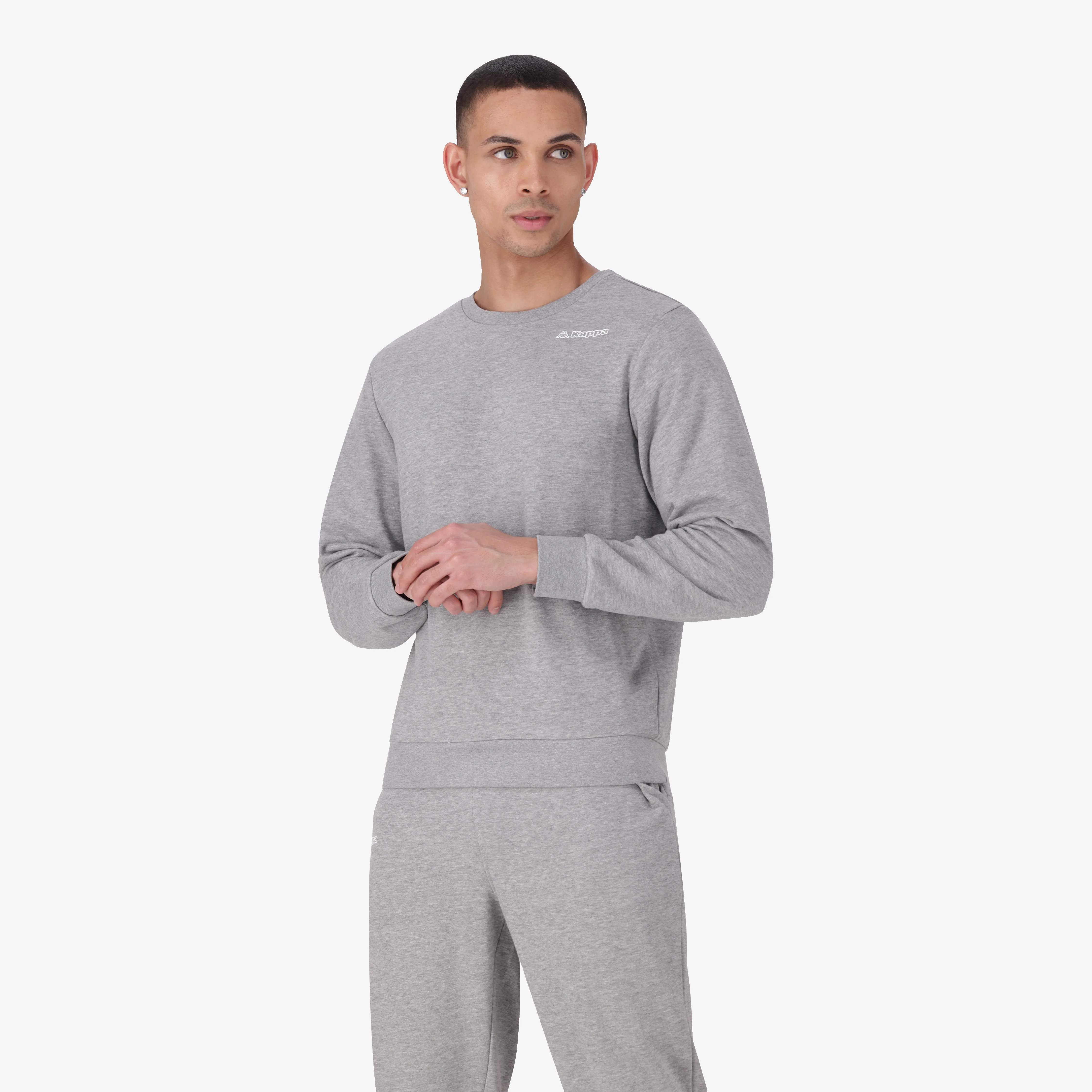 Logo Fediro Sweatshirt - Grey Md Mel