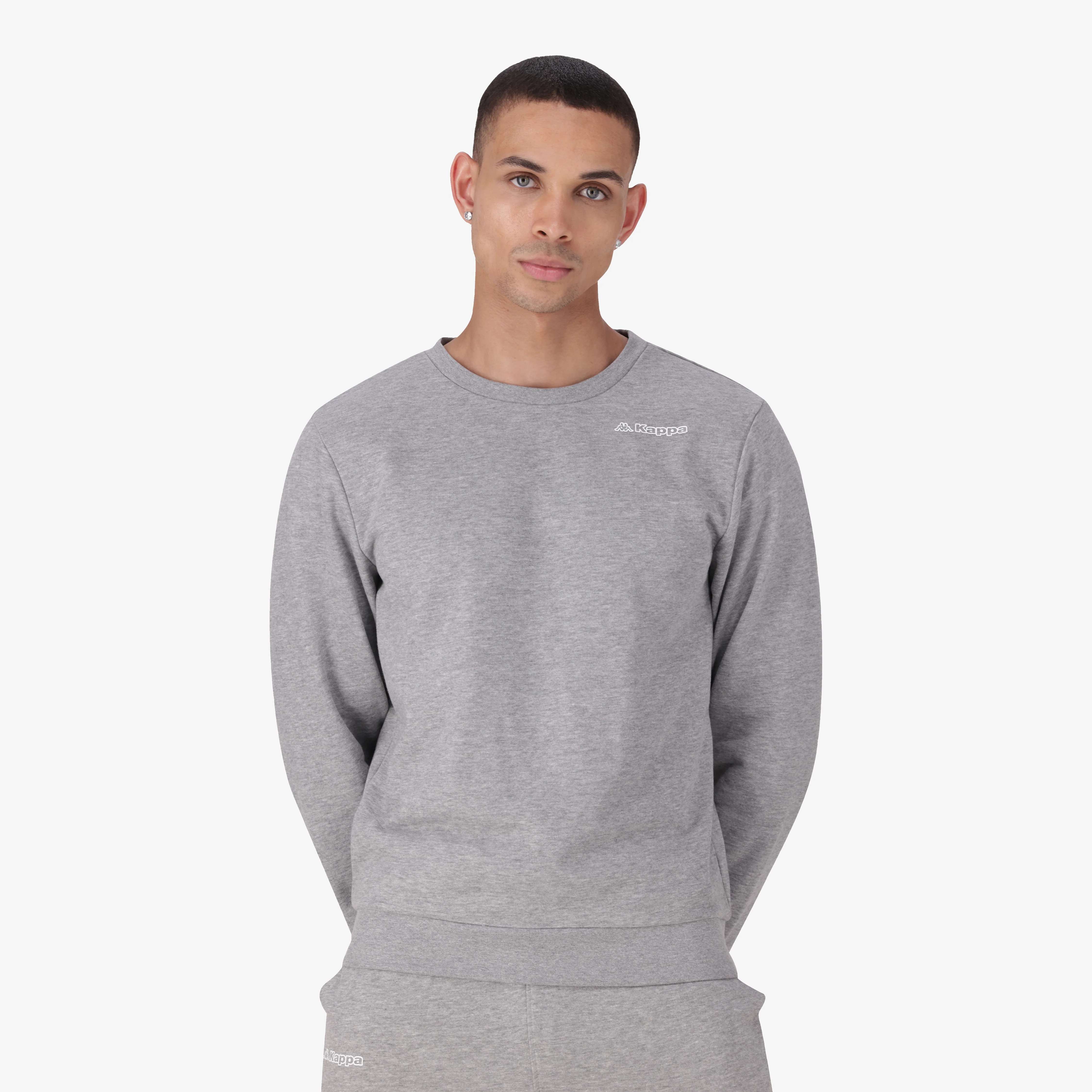 Logo Fediro Sweatshirt - Grey Md Mel - Image 4