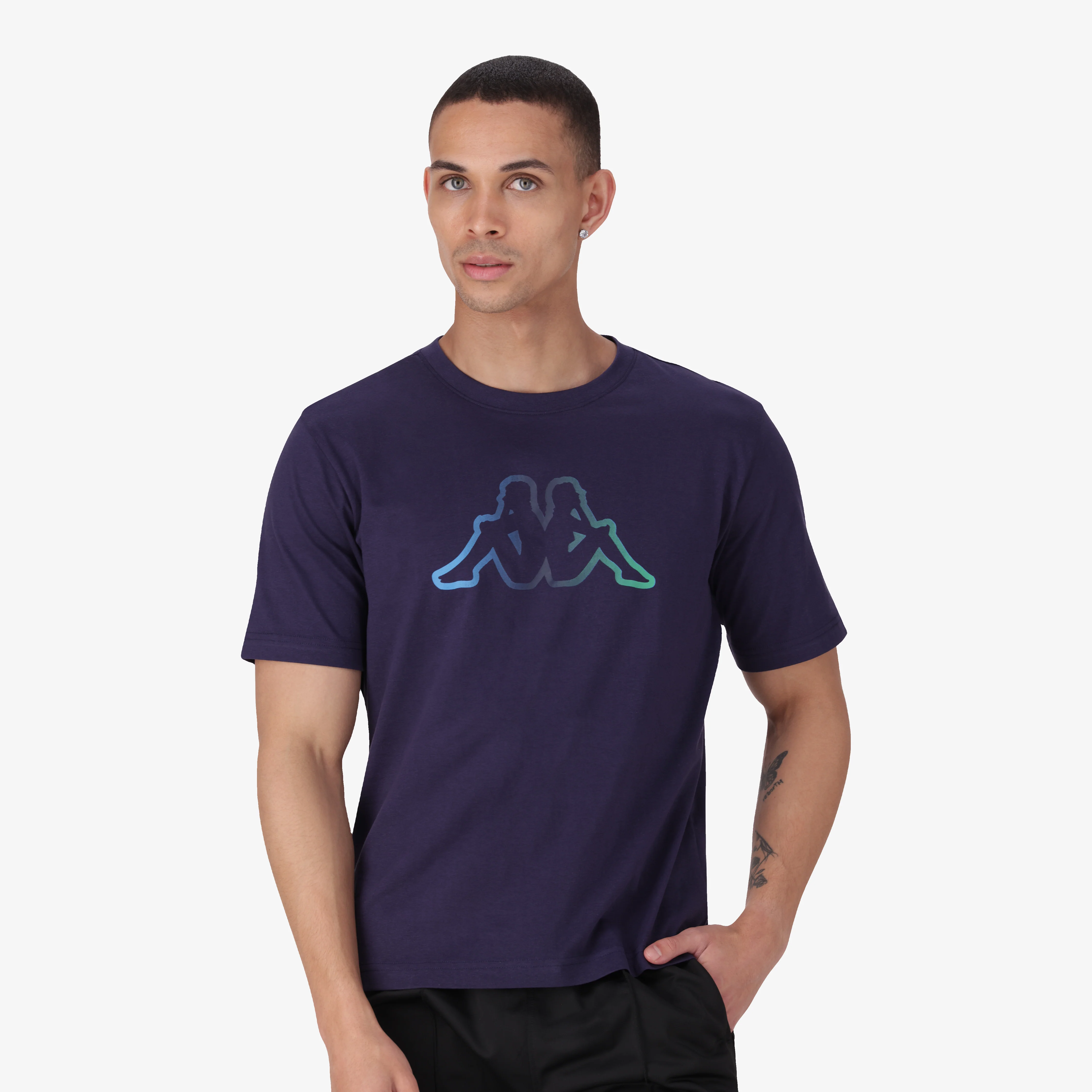 Logo Ioni T-Shirt - Blue Marine - Image 4