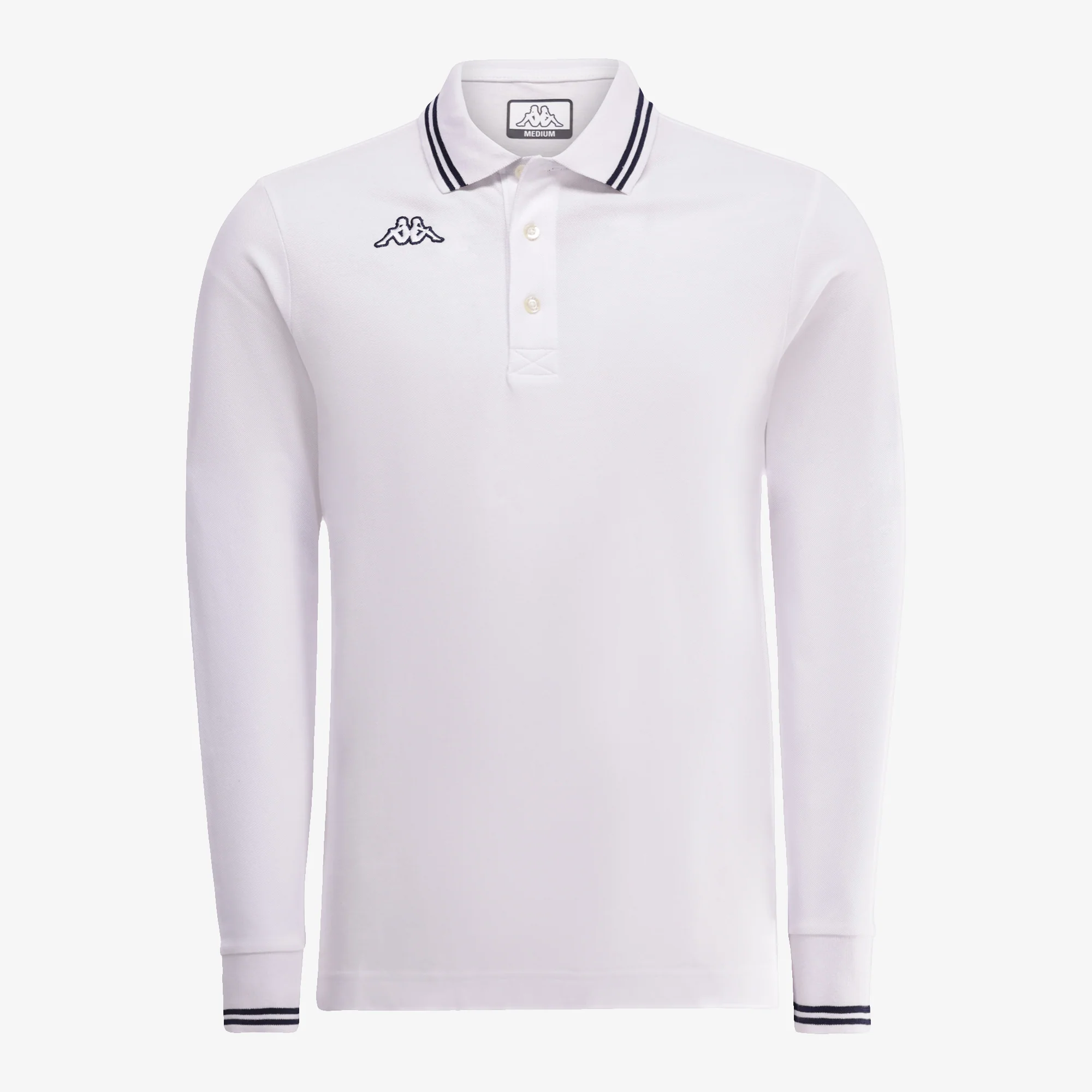 Logo Maltax 5MLS Polo - White/Blue Marine - Image 9